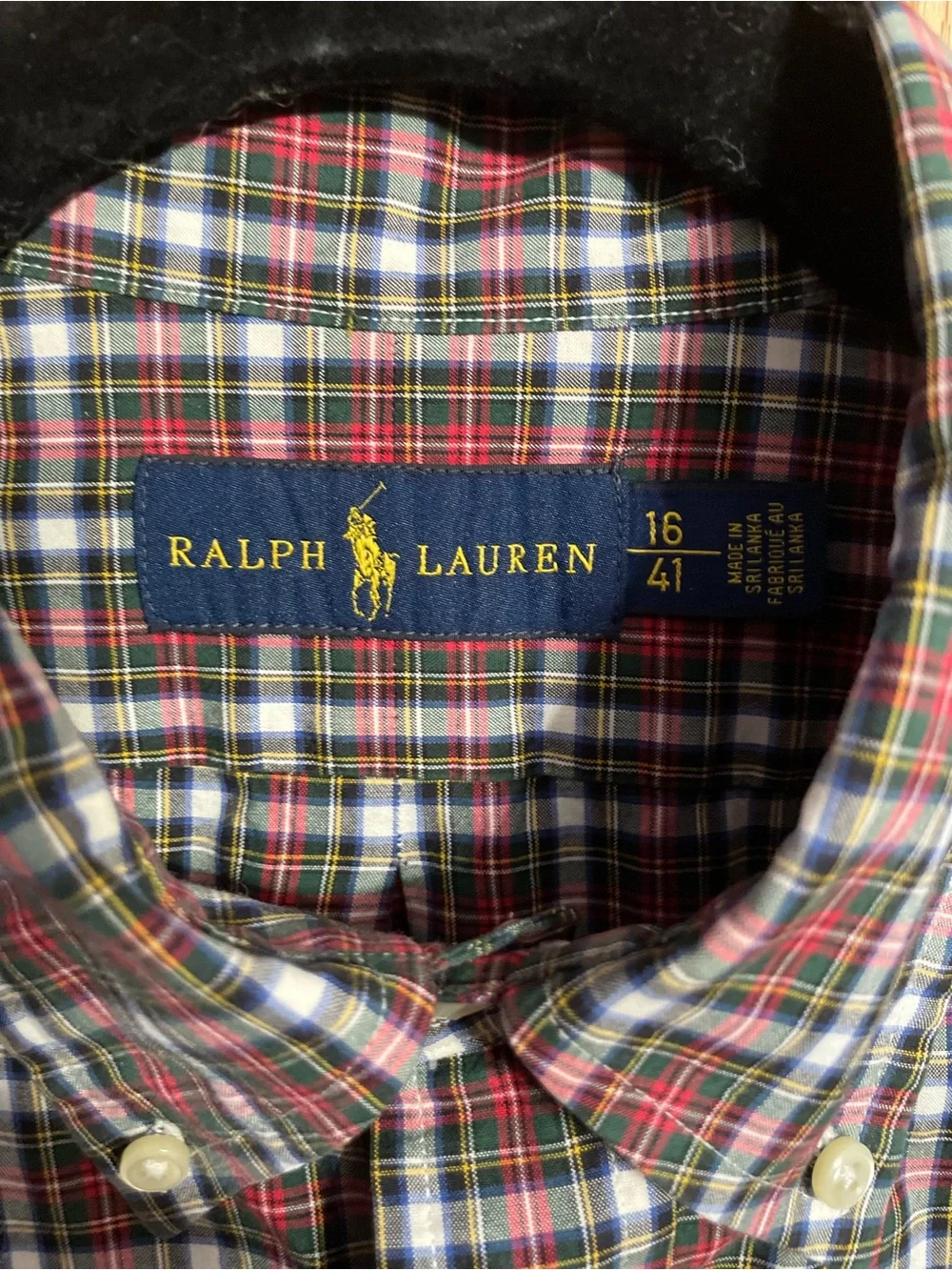 Ralph Lauren classic button